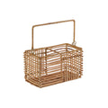 Besteckkorb DKD Home Decor Braun Eisen 20 x 10 x 12 cm