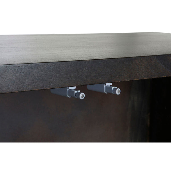 Anrichte DKD Home Decor Schwarz Gold Dunkelbraun Metall Akazienholz 160 x 40 x 90 cm