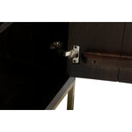 Anrichte DKD Home Decor Schwarz Gold Dunkelbraun Metall Akazienholz 160 x 40 x 90 cm