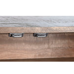 Anrichte DKD Home Decor Dunkelbraun Dunkelgrau Metall Mango-Holz 180 x 40 x 80 cm