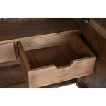 Anrichte DKD Home Decor Dunkelbraun Dunkelgrau Metall Mango-Holz 180 x 40 x 80 cm