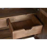 Anrichte DKD Home Decor Dunkelbraun Dunkelgrau Metall Mango-Holz 180 x 40 x 80 cm