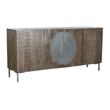 Anrichte DKD Home Decor Dunkelbraun Dunkelgrau Metall Mango-Holz 180 x 40 x 80 cm