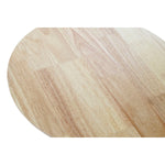 Satz mit 2 Tischen DKD Home Decor Weiß natürlich Kautschukholz 50 x 50 x 49,5 cm