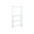 Regal DKD Home Decor Weiß Durchsichtig Kristall Holz MDF 90 x 35 x 180 cm (1)
