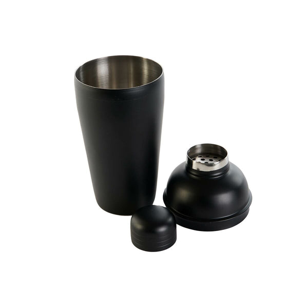 Cocktail-Set DKD Home Decor Schwarz Edelstahl 500 ml 8 x 8 x 20 cm