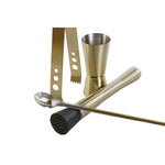 Cocktail-Set DKD Home Decor Gold Edelstahl 500 ml 8 x 8 x 21 cm