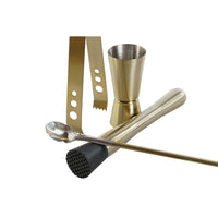 Cocktail-Set DKD Home Decor Gold Edelstahl 500 ml 8 x 8 x 21 cm