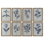 Bild DKD Home Decor Moderne Botanische Pflanzen 50 x 2,5 x 70 cm (8 Stück)