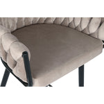 Hocker DKD Home Decor Schwarz Beige Metall 61 x 52 x 101 cm