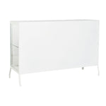 Anrichte DKD Home Decor Weiß Metall Kristall 120 x 40 x 81 cm