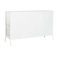 Anrichte DKD Home Decor Weiß Metall Kristall 120 x 40 x 81 cm