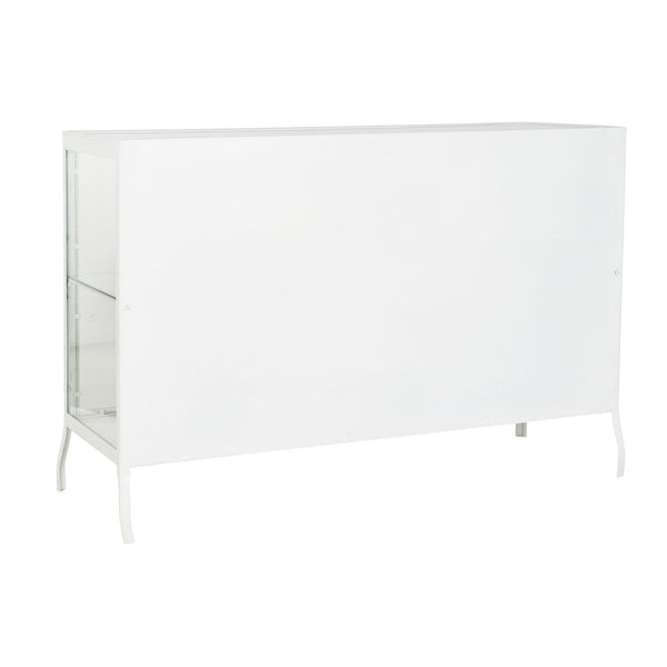 Anrichte DKD Home Decor Weiß Metall Kristall 120 x 40 x 81 cm