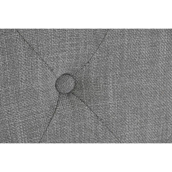 Kopfende des Betts DKD Home Decor Grau Kautschukholz 160 x 10 x 120 cm