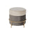 Fußstütze DKD Home Decor Braun Grau Gold Metall 48 x 48 x 46 cm