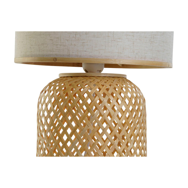 Tischlampe DKD Home Decor Braun natürlich Bambus 50 W 220 V 26 x 26 x 39 cm