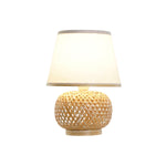 Tischlampe DKD Home Decor Braun natürlich Bambus 50 W 220 V 24 x 24 x 34 cm