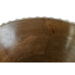Salatschüssel DKD Home Decor Weiß natürlich Mango-Holz 30 x 30 x 12 cm