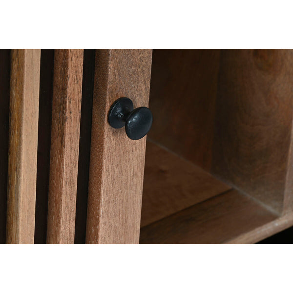 Anrichte DKD Home Decor Braun Schwarz Kristall Mango-Holz 90 x 40 x 90 cm