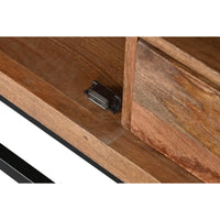 Anrichte DKD Home Decor Braun Schwarz Kristall Mango-Holz 90 x 40 x 90 cm
