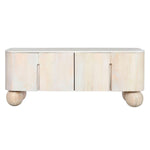 TV-Möbel Home ESPRIT Weiß Mango-Holz 140 x 40 x 58 cm