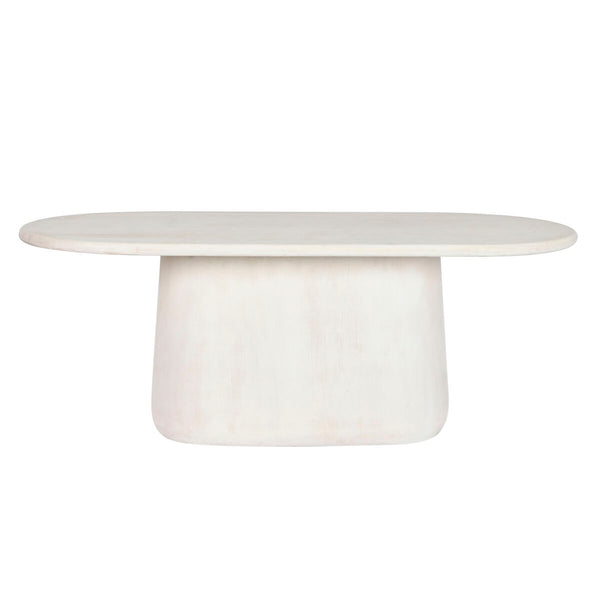 Esstisch Home ESPRIT Weiß Mango-Holz 200 x 100 x 75 cm