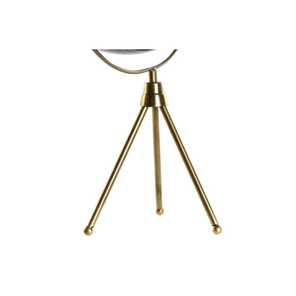 Terraqueo-Globus Home ESPRIT Gelb Braun Schwarz PVC Aluminium 25 x 25 x 42 cm