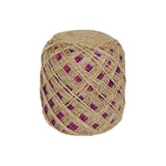 Fußstütze Home ESPRIT Braun Bunt Jute 40 x 40 x 45 cm