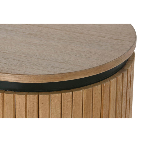 Anrichte Home ESPRIT Schwarz natürlich Metall Paulonia-Holz 170 x 40 x 80 cm 170 x 40 x 62 cm 170 x 40 x 60 cm