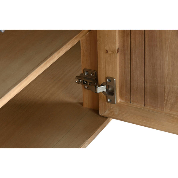 Anrichte Home ESPRIT Schwarz natürlich Metall Paulonia-Holz 170 x 40 x 80 cm 170 x 40 x 62 cm 170 x 40 x 60 cm