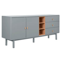 Anrichte Home ESPRIT Blau Grau 180 x 40 x 75 cm