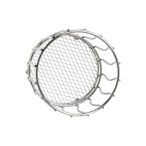 Besteckkorb Home ESPRIT Silberfarben Metall 11.5 x 11.5 x 15.5 cm
