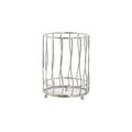 Besteckkorb Home ESPRIT Silberfarben Metall 11.5 x 11.5 x 15.5 cm