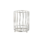 Besteckkorb Home ESPRIT Silberfarben Metall 11.5 x 11.5 x 15.5 cm