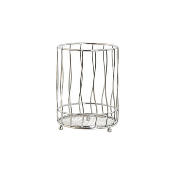 Besteckkorb Home ESPRIT Silberfarben Metall 11.5 x 11.5 x 15.5 cm