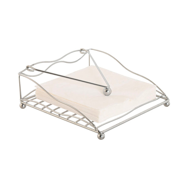 Serviettenring Home ESPRIT Silberfarben Metall 19 x 19 x 7 cm