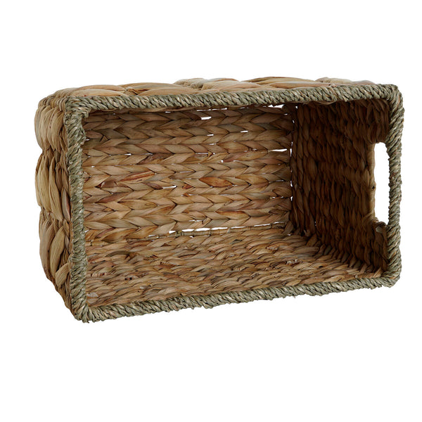 Korb-Set Home ESPRIT natürlich Seegras Naturfaser Boho 44,5 x 32,5 x 27,5 cm 3 Stücke