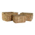 Korb-Set Home ESPRIT natürlich Seegras Naturfaser Boho 44,5 x 32,5 x 27,5 cm 3 Stücke
