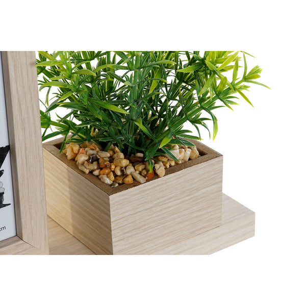 Fotorahmen Home ESPRIT natürlich Holz MDF Skandinavisch 25 x 7 x 19 cm