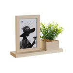 Fotorahmen Home ESPRIT natürlich Holz MDF Skandinavisch 25 x 7 x 19 cm