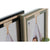 Fotorahmen Home ESPRIT Schwarz grün natürlich Kristall Holz MDF Skandinavisch 26,5 x 2 x 31,5 cm (2 Stück)