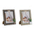 Fotorahmen Home ESPRIT Schwarz grün natürlich Kristall Holz MDF Skandinavisch 26,5 x 2 x 31,5 cm (2 Stück)