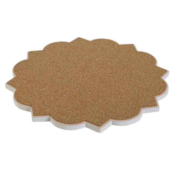 Untersetzer Home ESPRIT Kork Dolomite 20 x 20 x 1 cm (4 Stück)