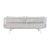 Sofa Home ESPRIT Weiß Beige Metall 180 x 66 x 66 cm