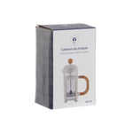 Kolben-Kaffeemaschine Home ESPRIT Weiß natürlich Edelstahl Polypropylen 350 ml 13 x 8 x 19 cm