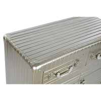 Anrichte Home ESPRIT Silberfarben Metall Holz MDF 80 x 39 x 82 cm