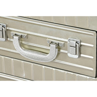 Anrichte Home ESPRIT Silberfarben Metall Holz MDF 80 x 39 x 82 cm