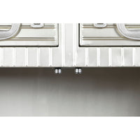 Anrichte Home ESPRIT Silberfarben Metall Holz MDF 80 x 39 x 82 cm