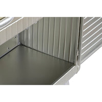 Anrichte Home ESPRIT Silberfarben Metall Holz MDF 80 x 39 x 82 cm