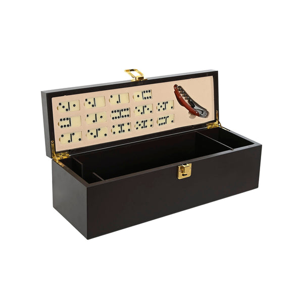 Weinzubehör-Set Home ESPRIT Braun Holz MDF 36 x 11 x 12 cm